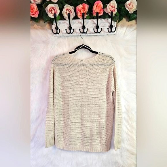 Kismet Rag Supply Boho Knit High-Low Sweater - Picture 6 of 7